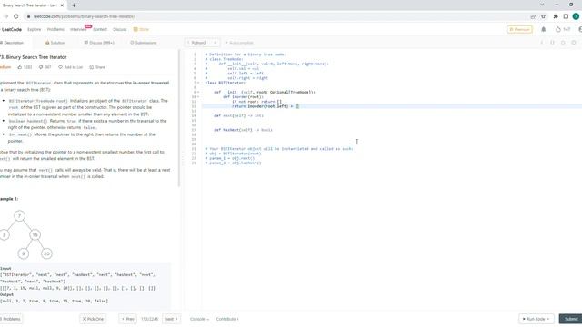 April 20/2022 LeetCode Challenge: Binary Search Tree Iterator смотреть онлайн