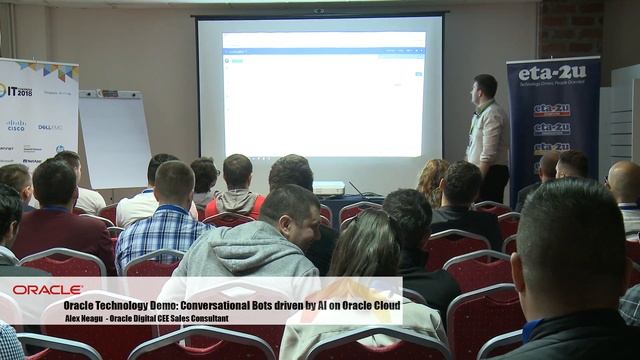 ORACLE - Oracle Technology Demo: Conversational Bots driven by AI on Oracle Cloud смотреть онлайн