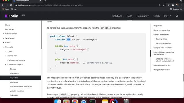 41 - Late-initialized properties and variables﻿ in Kotlin смотреть онлайн