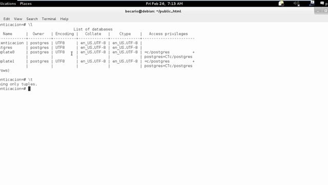 Proyecto 3. Autenticación Apache con PostgreSQL смотреть онлайн