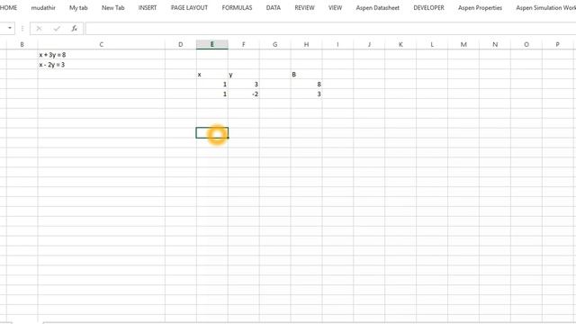 Solve simultaneous equation with excel in 5 minutes смотреть онлайн