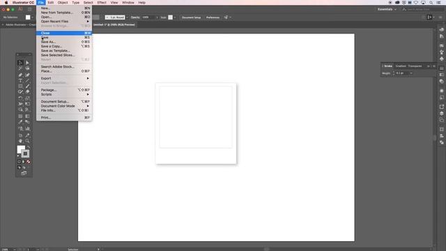 Adobe Illustrator - Creating A Polaroid