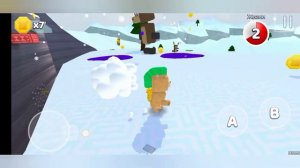 super bear adventure. как победить оленя в снежная долина