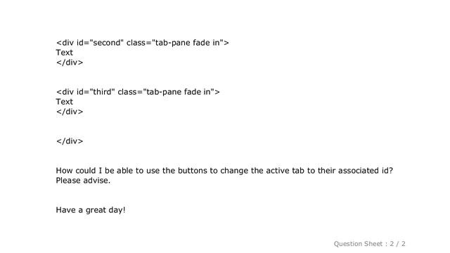 jQuery : How to change active bootstrap tab with javascript смотреть онлайн