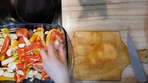 Мясо с овощами в духовке