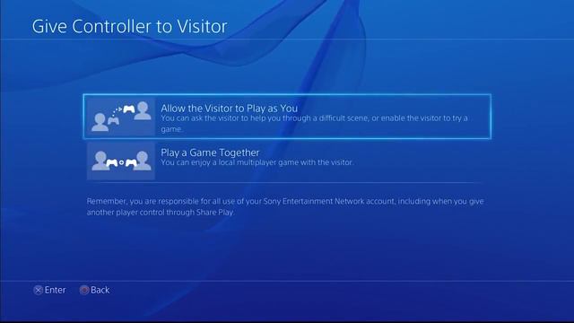 Функция Share Play