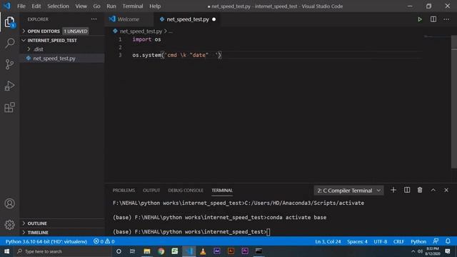 How to check Internet Speed Using Python смотреть онлайн
