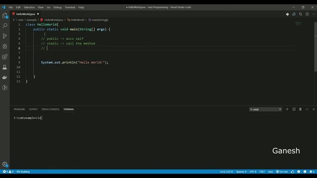 HelloWorld in Java | First Program in Java смотреть онлайн