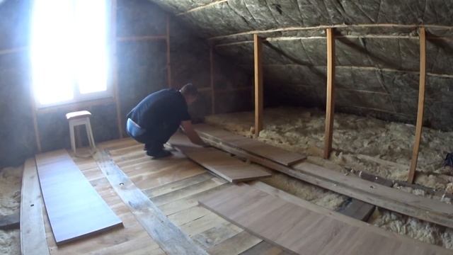 ЧЕРНОВОЙ ПОЛ НА МАНСАРДЕ ГОТОВ !!! смотреть онлайн