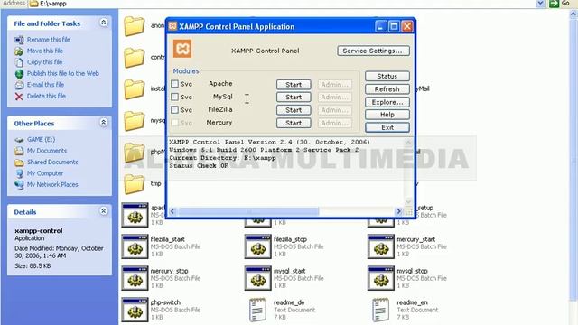 How to start xampp смотреть онлайн