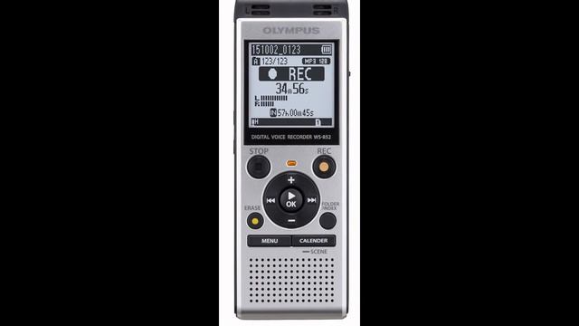 Olympus Digital Voice Recorder WS-852, Silver Review смотреть онлайн