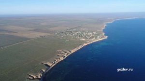 Крым, село Марьино, Черноморский район, вид с квадрокоптера.