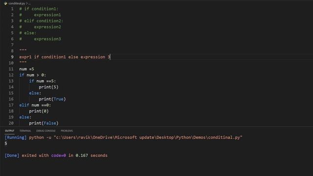 Python Tutorial: conditional statement in Python смотреть онлайн
