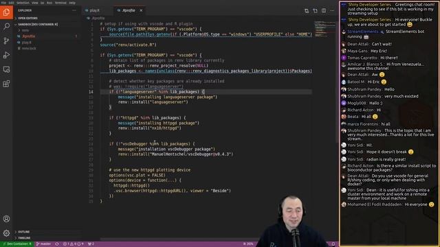 Fully containerized R dev environment with Docker, RStudio, and VS-Code смотреть онлайн