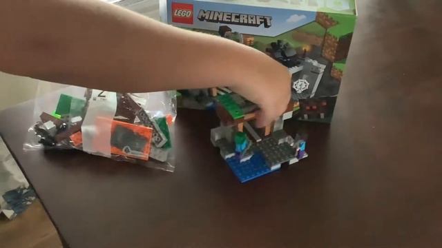 Lego Minecraft review building with my sister смотреть онлайн