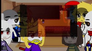 Реакция Андертейл на Песню Чары путь геноцида