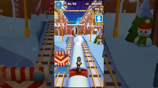 Subway surf-небольшая пробежка , разминка #1 смотреть онлайн