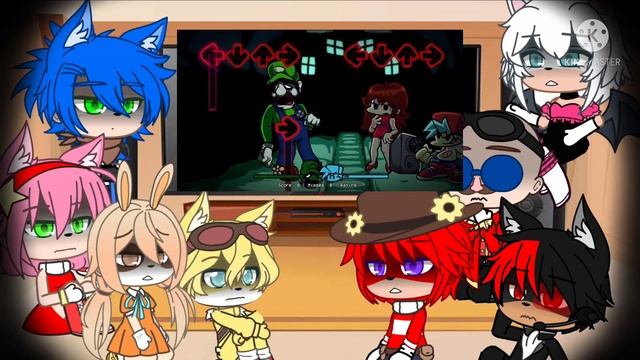 Sonic Characters React To Friday Night Funkin VS Mario Madness // MX. Mario 85’ // GCRV смотреть онлайн
