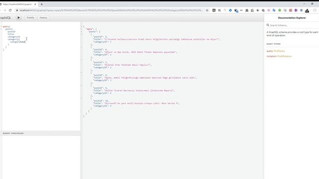 GraphQL Core Project GraphiQL ekran görüntüsü смотреть онлайн
