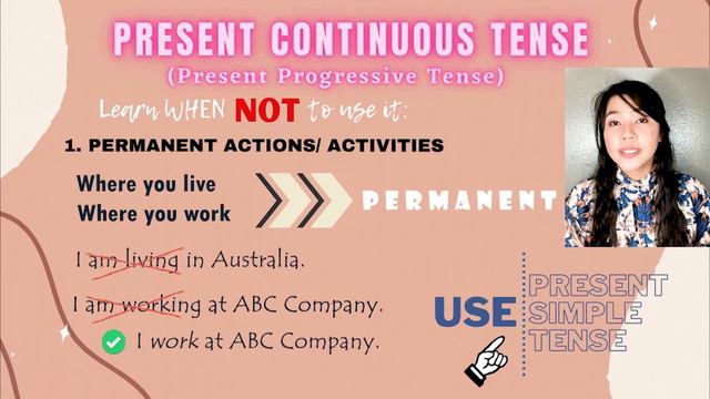 GRAMMAR: LEARN PRESENT CONTINUOUS TENSE|Use with Positive Sentence, Negative Sentence, and Question смотреть онлайн