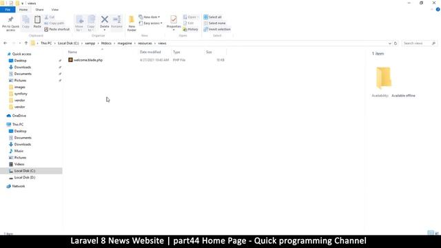 #44 Laravel 8 News Website | Home Page | Quick programming tutorial смотреть онлайн