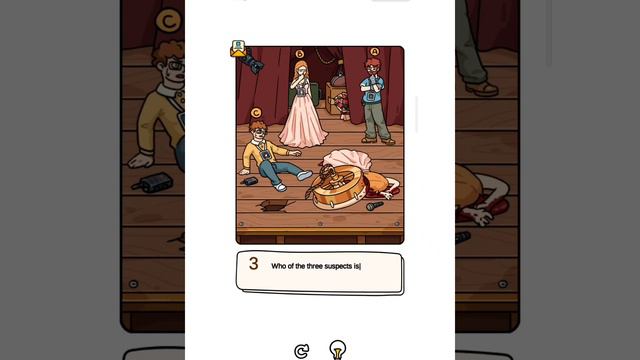 Brain Out Detective Level 12 Stage Murder Walkthrough Gameplay Solution