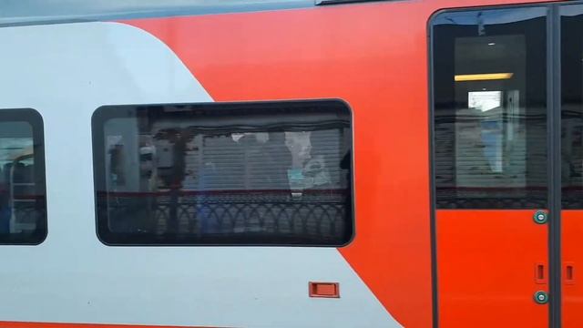 ЭС1-027 "Ласточка" рейсом № 731М Москва - Смоленск смотреть онлайн