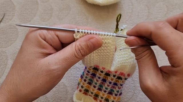 Artık Iplerle Iki şiş Dikişsiz Patik ✅️ Beşşiş Görünümlü Dikişsiz Iki şiş Patik ✅️ @divapatik