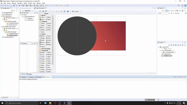 Java Swing Tutorial - Material Login Form Design смотреть онлайн