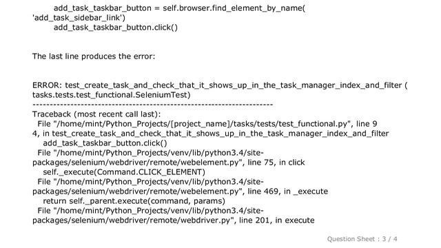 Django : Selenium: Element not clickable ... Other Element Would Receive Click смотреть онлайн