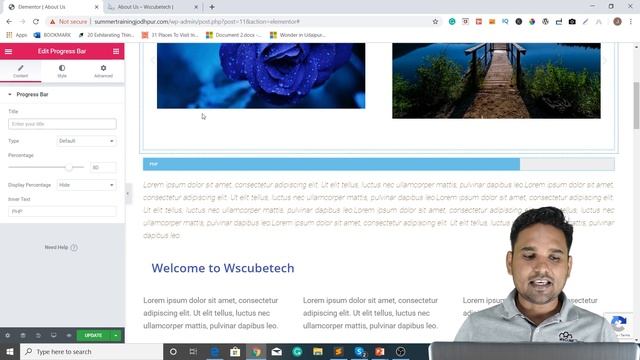 Learn How to Add Progress Bar with Elementor in WordPress | WordPress Tutorial смотреть онлайн