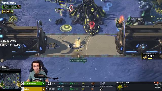 Starcraft 2 NINA THE HECK?! 360 DEGREE BASETRADE NOSCOPE смотреть онлайн