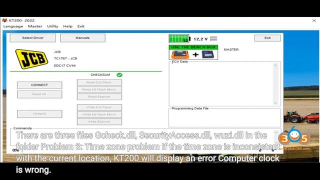 KT200 ECU Programmer Common Errors and Solutions смотреть онлайн