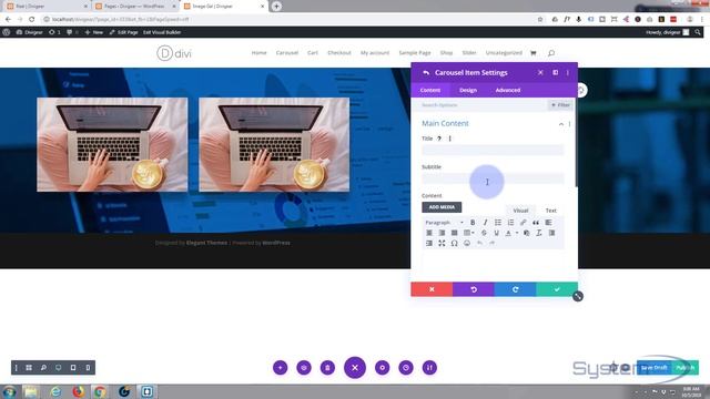 Divi Theme 3D Image Lightbox Carousel смотреть онлайн