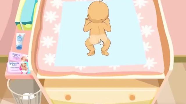 Как поменять подгузник малышу смотреть онлайн