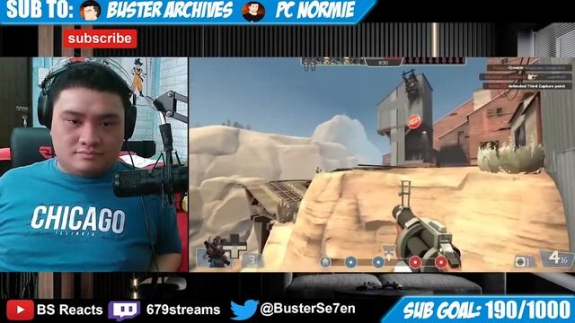 Buster React to How it FEELS to Play Demoman in TF2 смотреть онлайн