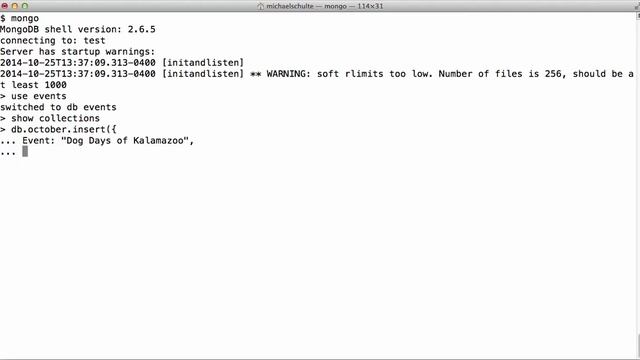 New MongoDB Database and First Record смотреть онлайн