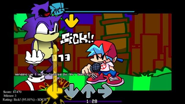 FNF SONIC MENDANCIUM VS SONIC.EXE #sonic #sonicexefnf смотреть онлайн