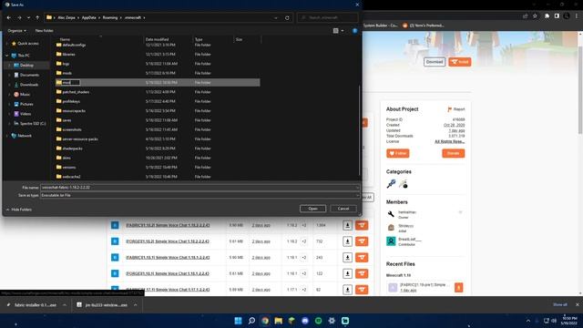 How to Install the Simple Voice Chat Mod! [Fabric 1.18.2] смотреть онлайн