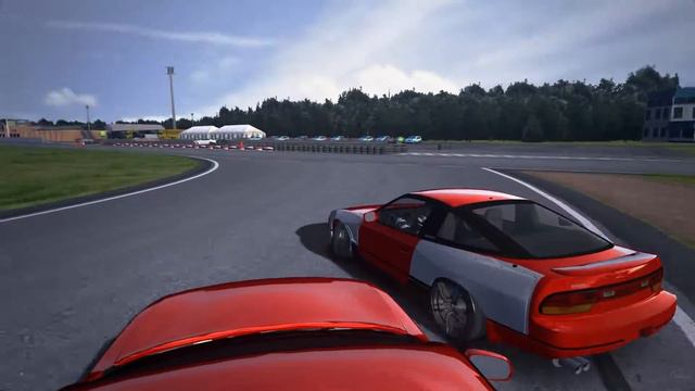 rFactor 60FPS: BNB 240sx & S14 Tandems at Russian Ring Comp. Layout смотреть онлайн