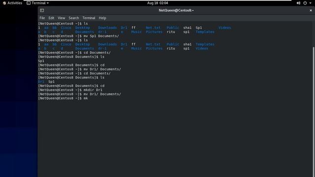 move file & directory with "mv" command in CentOS 8, Linux for beginners in Bangla! смотреть онлайн