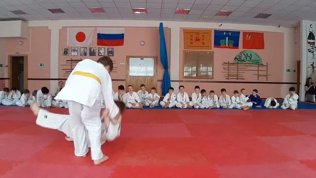 КЛУБ "ПЕРСЕЙ" аттестация на оранжевый пояс по дзюдо. смотреть онлайн