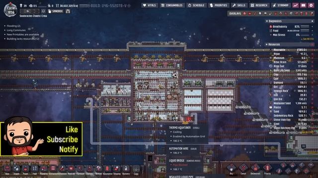 8 players and their colonies, 1 seed! | Chaos Crew Playalong Feb 2023 | ONI смотреть онлайн
