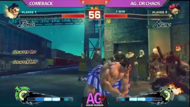 Comeback (E.Honda) vs. Dr Chaos (Akuma) смотреть онлайн