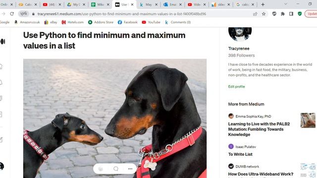 Use Python to find minimum and maximum values in a list - blog post смотреть онлайн