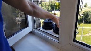 Выгул на окно для кошек. Сколько кг выдерживает выгул за окно. Про балкончик для кошки!