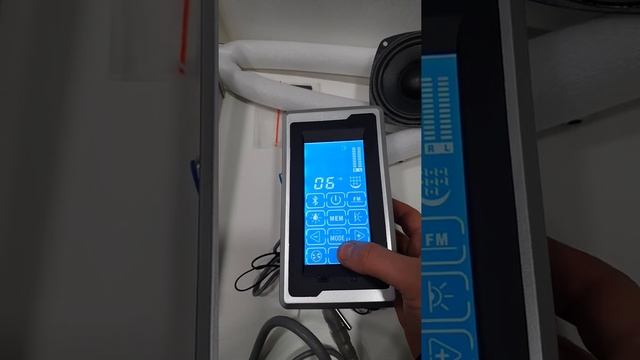 Пульт управления для душевой кабины с парогенератором смотреть онлайн