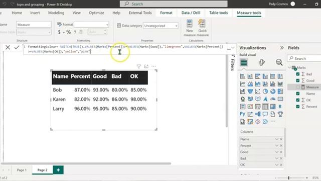 Tutorial: Power BI: Conditional Formatting of Rows in a Table Visualisation смотреть онлайн
