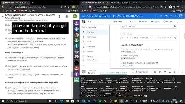 Secure Workloads in Google Kubernetes Engine: Challenge Lab || Lab 10 || GSP335 смотреть онлайн