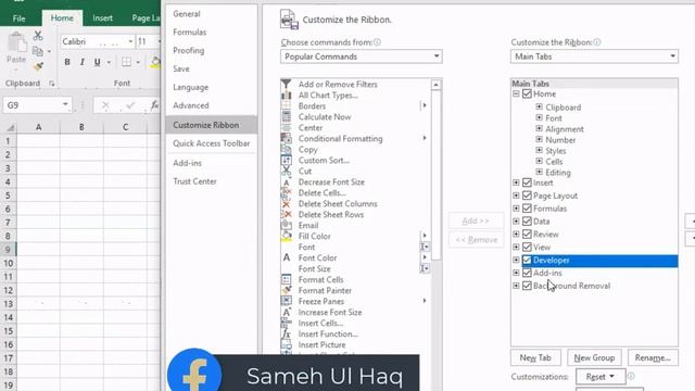 Fix Developer Tab tab Not Shown In Excel | #DeveloperTab Not visible in Excel | Samehulhaq смотреть онлайн